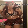 Horny teacher looking